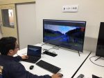 和気で2度目のドローン実験 コメの生育診断実験開始(令和元年10月8日 山陽新聞 東備版)