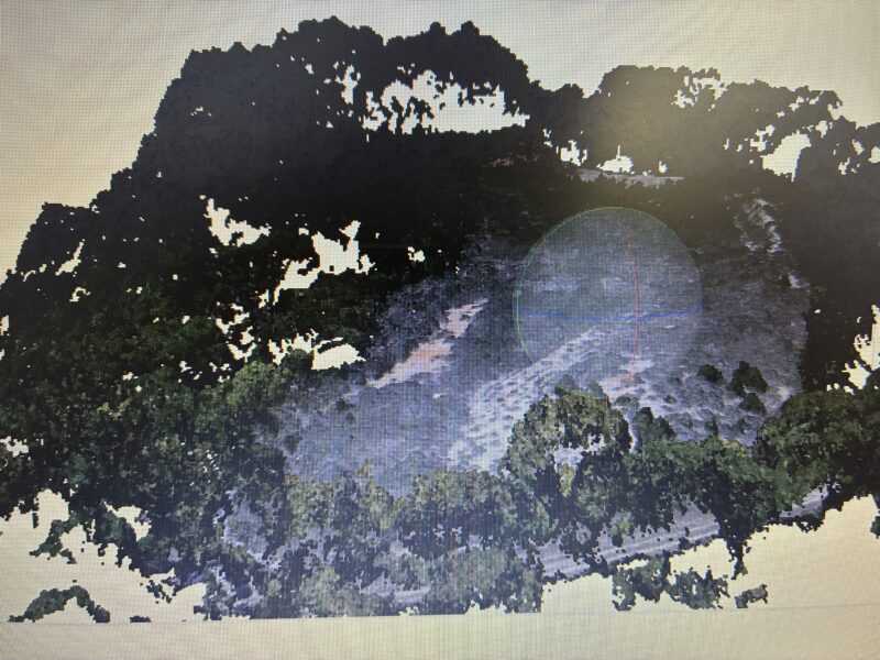 metashapeで測量解析