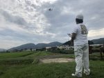 ドローンで生育診断 稲の栽培効率化へ実験(令和元年10月10日 山陽新聞 地方経済)